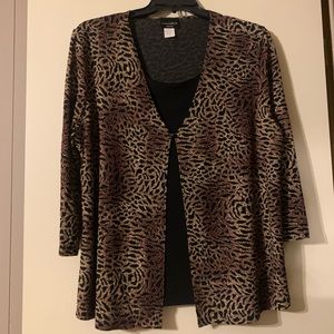 Brittany Black Brand Blouse 3X